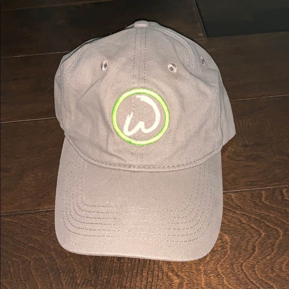 Gray Women’s Baseball Cap with Green Accent - Unbranded